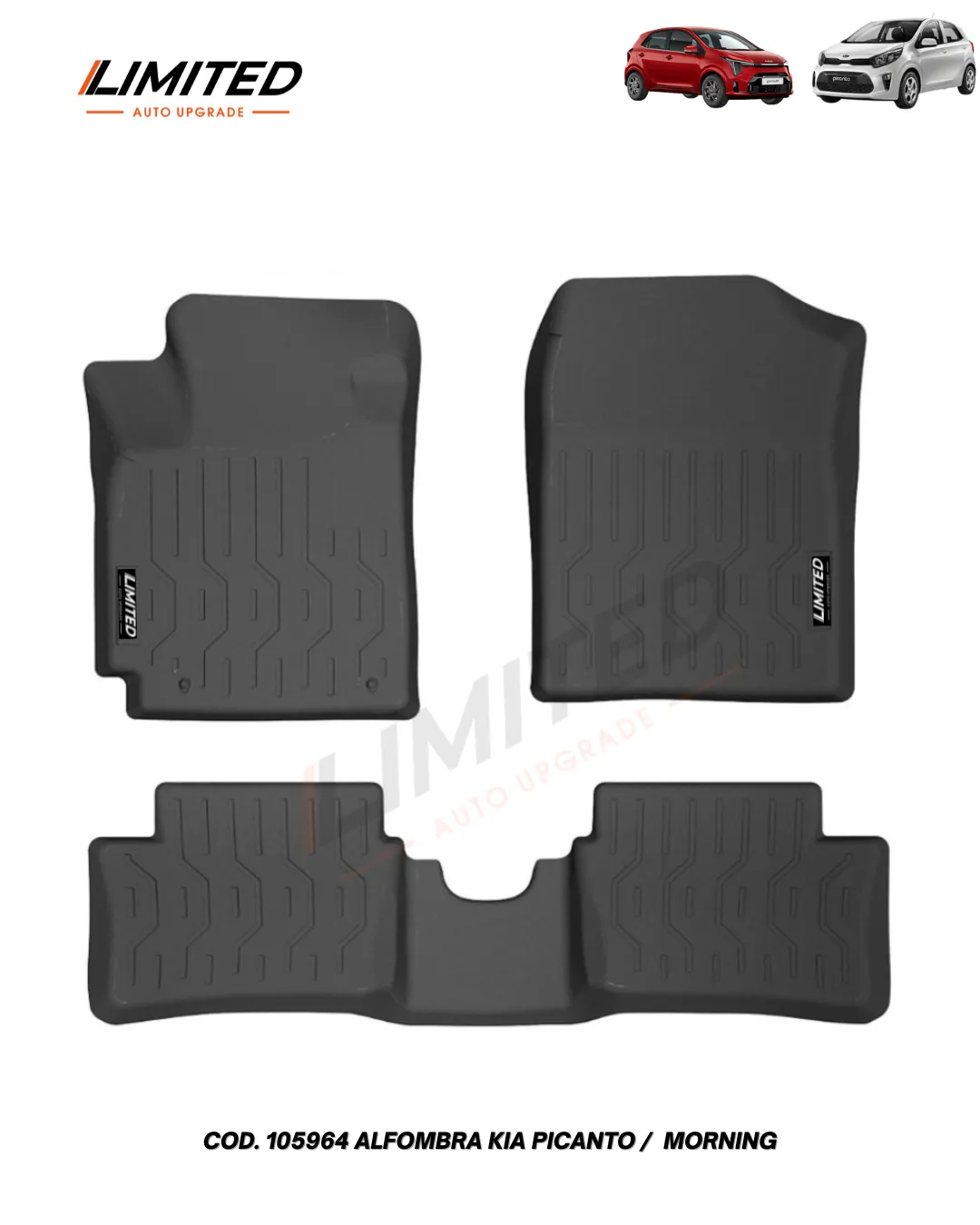 ALFOMBRA KIA PICANTO 17-24 (T/BANDEJA) (LIMITED)